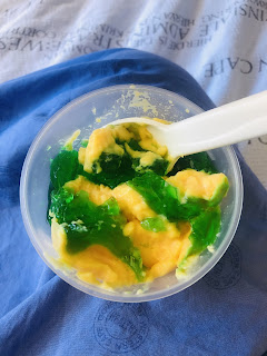 Green Jelly and (Thicker than Usual) Custard